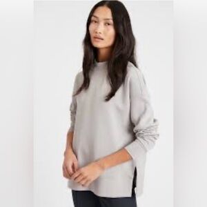Banana Republic Scuba-Knit Tunic Sweatshirt Size Large
